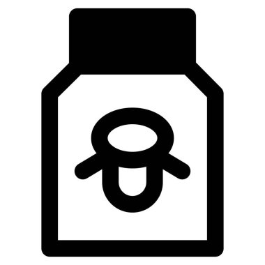 Air tight container filled with sheep milk powder