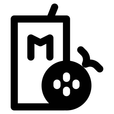 Milk carton enriched with melon fruit