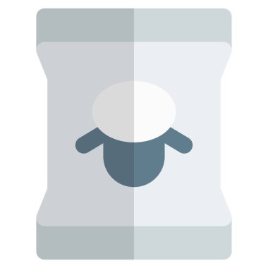 Sheep milk powder in throwaway packet