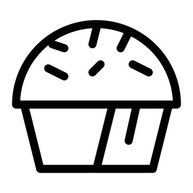 Freshly baked butter muffin sprinkled with rosemary.