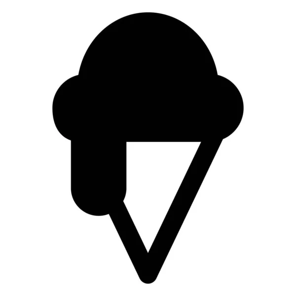 Tasty Dripping Ice Cream Softy — Stok Vektör
