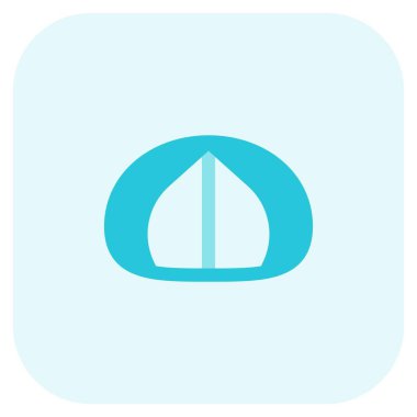 Baked milk in pumpkin shaped pudding