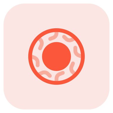 Obwarzanek krakowski, crunchy chewy rolled dish.