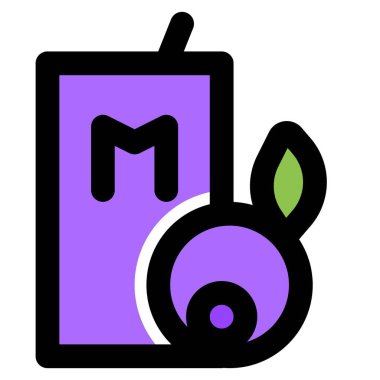 Refreshing package of blueberry milk