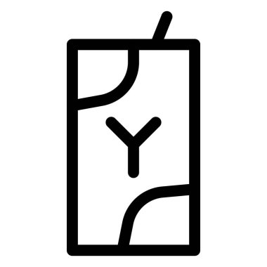 Throwaway package of delicious yogurt