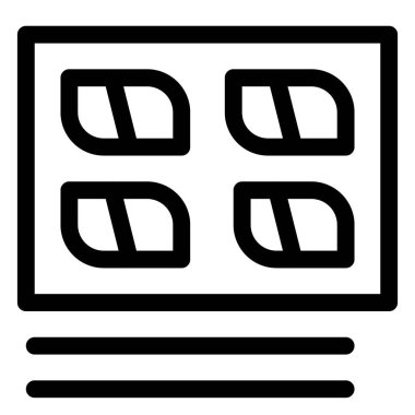 Fresh sashimi rolls with chopsticks