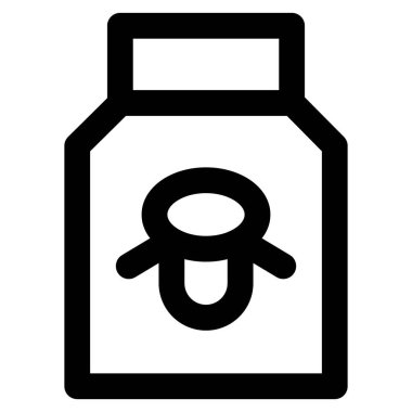 Air tight container filled with sheep milk powder