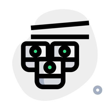 Delicious maki wrapped sushi with chopsticks