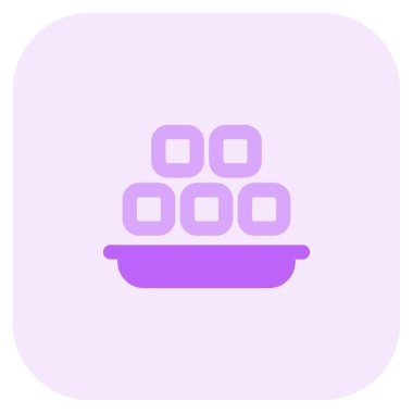 Stinky tofu served in tray as appetizer