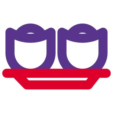 Spicy sour panipuri served on a tray.