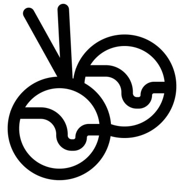 Popular snack of diced octopus, takoyaki.