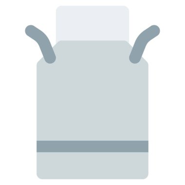 Air tight container filled with milk.