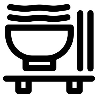 Hot spicy ramen noodles served in bowl