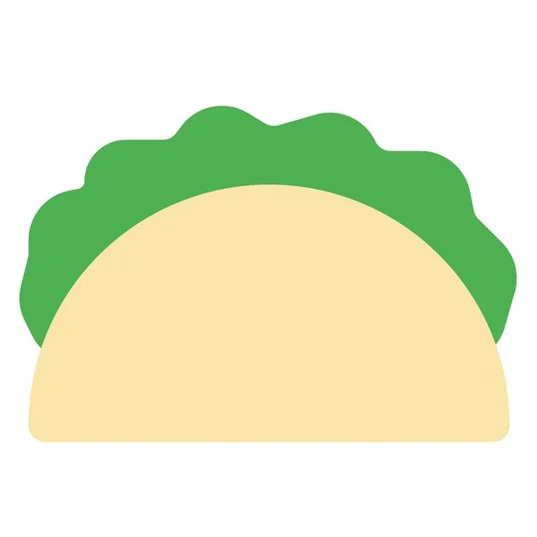 Taco Style Banh Crunchy Texture — Stockvektor