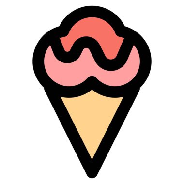 Delicious chocolaty ice cream cone.