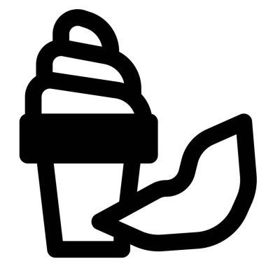 Yam flavored sweet and nutty ice cream