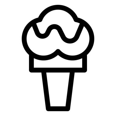 Chocolaty ice cream scoop served.