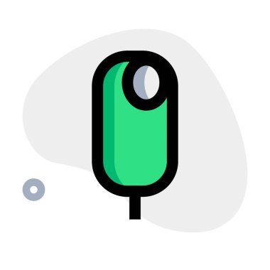 Juicy ice candy bar with flavored topping