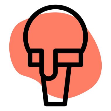 Popular snow cone ice cream.