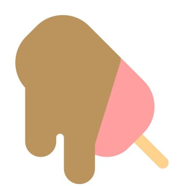 Tasty mixed flavored ice cream.