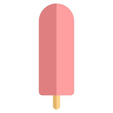 Luscious juicy ice pop molded in stick