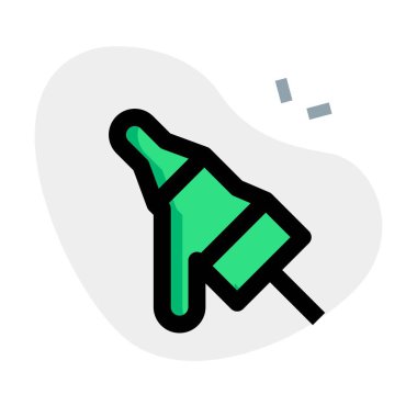 Multi flavored creamy ice cream.