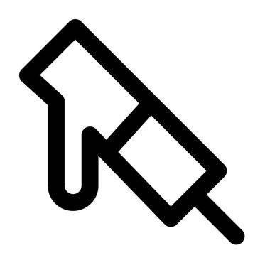 Melted ice pop served as dessert.