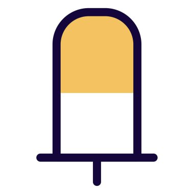 Mix juice flavored slushy ice pop