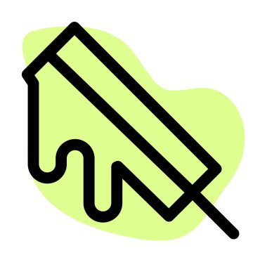 Dripping yummy ice cream bar.