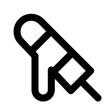 Multi flavored melting chocolate ice bar