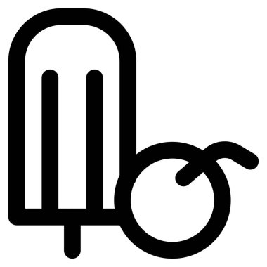 Juicy refreshing ice pop with cherry rush