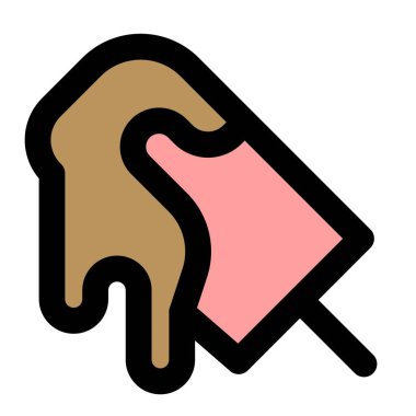 Creamy vanilla flavored ice cream.