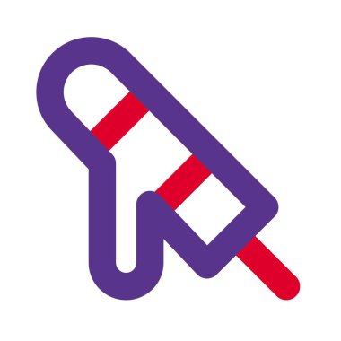 Multi flavored melting chocolate ice bar