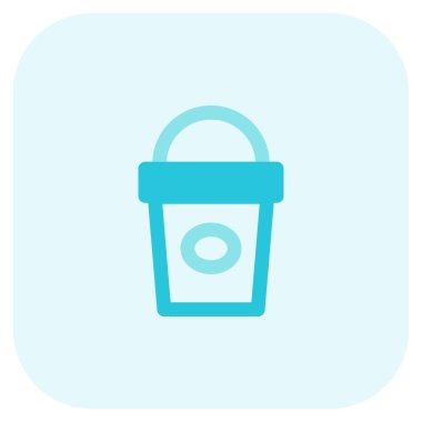 Famous delicious ice cream bucket.