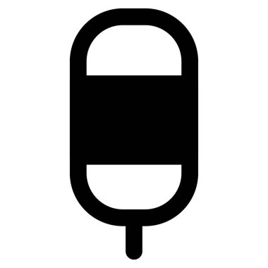 Sweet ice bar kept frozen as treat.