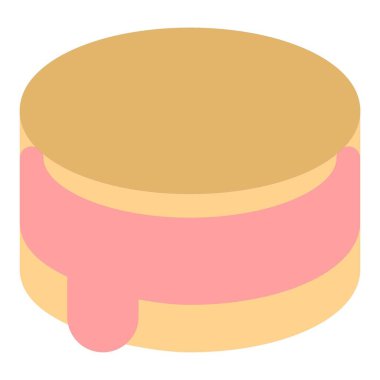 Delicious frozen ice cream sandwich