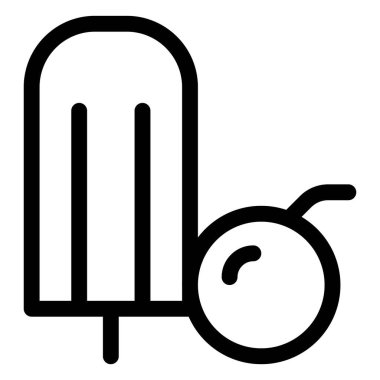 Passion fruit with tasty frozen ice bar.