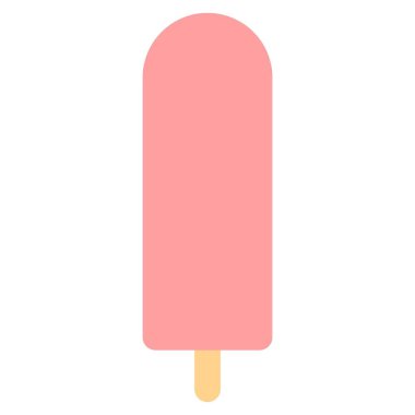 Luscious juicy ice pop molded in stick