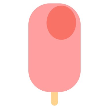 Juicy ice candy bar with flavored topping