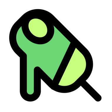 Refreshing yummy ice pop stick