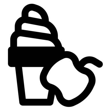 Rich and tasty apple flavored softy