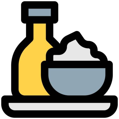 Closeup of delicious mayonnaise sauce.