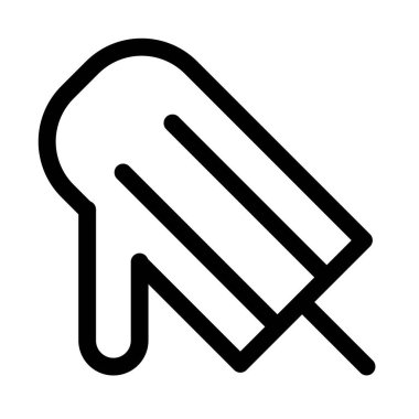 Tasty ice pop on a stick.