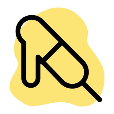 Ice cream topped with chocolate sauce