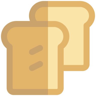 Tasty and crunchy slices of toast.