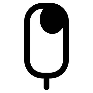 Juicy ice candy bar with flavored topping