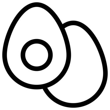 Healthy boiled eggs served as snack.