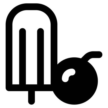 Passion fruit with tasty frozen ice bar.