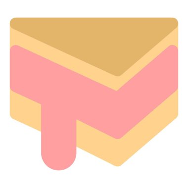 Tatlı çikolata ve vanilya dondurmalı sandviç