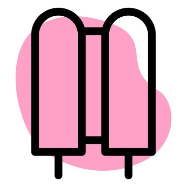 Double molded ice pops served as refreshment